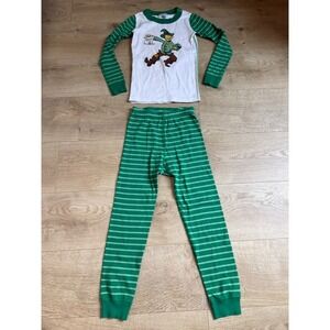 EUC Kids Hanna Andersson the wizard of OZ cotton pajama long john set sz 6-7 120